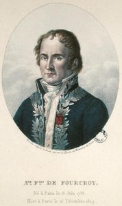Antoine Francois de Fourcroy (1755-1809) (カラー彫刻) 作： French School