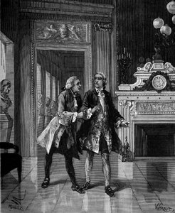 アントワーヌ・ローラン・ド・ラヴォアジエ（1743-1794）は、死刑執行の苦しみを避けるために、友人が提案した毒物を拒否した。 作： French School