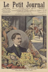 アントニー・トーマス（フランスの教会泥棒）（カラーリトグラフ 作： French School