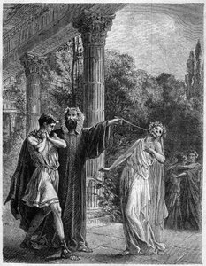 アポロニウス、コリントへHistoire de la magic du Monde supernaturel et de la Fatalite a travers les temps et les peuples", Furne Jouvet et Cie editeurs (1869)に掲載されています。 作： French School