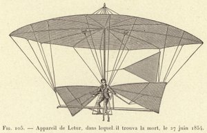 1854年6月27日に亡くなったレトゥールの装置（彫刻 作： French School