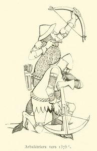1375年頃のクロスボウマン（彫刻作品 作： French School