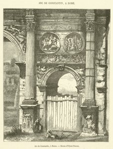 ローマのArc de Constantin（彫刻 作： French School