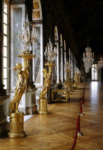 建築：復元された「氷の回廊」の様子。ベルサイユ宮殿ミュゼ・デュ・シャトー 作： French School