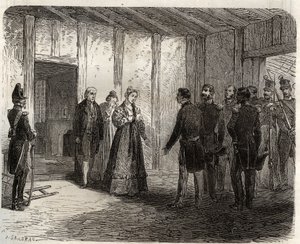 11月7日、ナントでベリー公爵夫人（1798-1870 Marie-Caroline de Bourbon-Sicily）が逮捕される。 作： French School