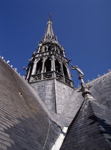 カテドラル・ダミアン(80)の矢印。 作： French School