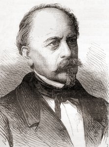 アーサー・ジュール・モラン、1870年頃に出版された「Les Merveilles de la Science」より（エングレーヴィング 作： French School