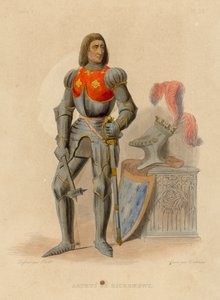 アルテュス・ド・リシュモン（彩色済み彫刻 作： French School