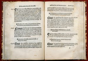 1539年のVillers-Cotterets条例の106、107、108条（印刷された紙） 作： French School
