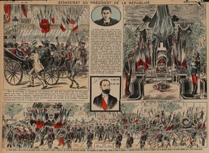フランス大統領サディ・カルノー暗殺事件（リヨン 作： French School