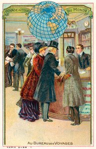 旅行代理店にて（クロモリ堂 作： French School