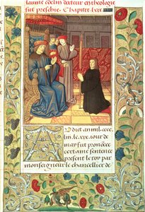 アトラスMs Fr.2679 f.377ジャッククール（c.1395-1456）、Charles VII（1403-61）c.1390-1453より前 作： French School