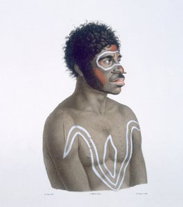 オーストラリア原住民、1812 作： French School