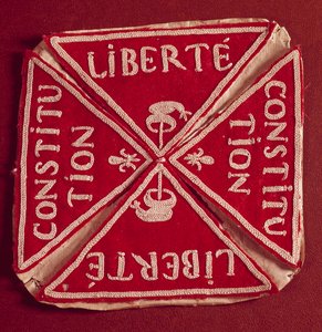 フランス第一共和国のバッジ "Liberte Constitution" 作： French School