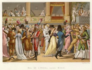 オペラ舞踏会、ボジオに倣って（クロモリソ） 作： French School