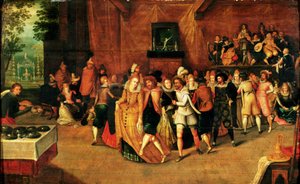 アンリ3世の治世中の球、1574-89 作： French School
