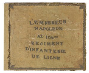 フランス第105連隊の旗、c.1815 作： French School