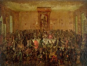1680年頃にホテルドヴィルの軍団からルイ14世（1638〜1715年）に贈られた宴会