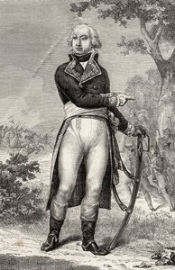 ルイ・ブラン（1811-82）による「歴史革命フランセーズ」のバルテルミー・ルイス・シェラー（1747-1804） 作： French School