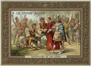 バルトロメデラスカサス、16世紀のスペインの歴史家。社会改革者とドミニカ兄弟 作： French School