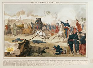 1871年4月2日のポンドヌイイでの戦い 作： French School