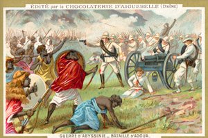 アドワの戦い、第一次イタロ・エチオピア戦争 作： French School