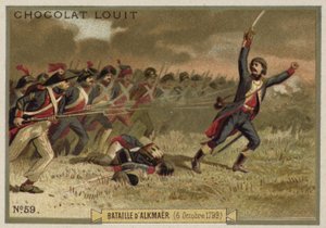 アルクマールの戦い、フランス革命戦争、1799年10月6日 作： French School