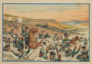 1805年のアウステルリッツの戦い 作： French School