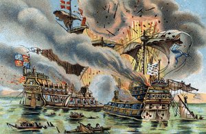 8月10日サンマチュー岬の戦い 作： French School