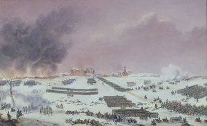 アイラウの戦い、1807年（アクアチント色）