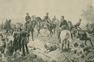 1870年8月18日、普仏戦争、グラヴェロットの戦い 作： French School