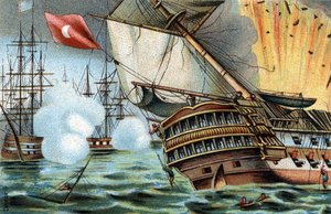 ナバリンの戦い、10月20日 作： French School
