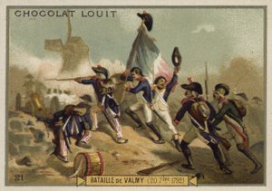 1792年9月20日、フランス、ヴァルミーの戦い 作： French School
