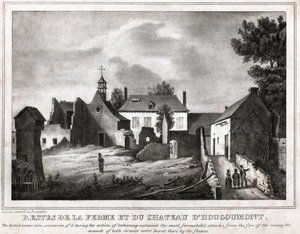 ウォータールーの戦い(エッチング、1830年頃) 作： French School
