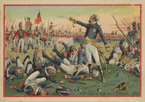 1814年のウォータールーの戦い 作： French School