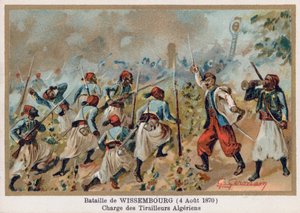 ヴィサンブールの戦い、アルジェリアの小競り合いの突撃 作： French School