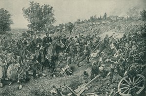 1870年8月6日の仏プロイセン戦争の価値のある戦い 作： French School
