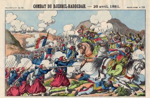 Djebbel-Haddedahの戦い（Djebbel-Haddedah）、4月26日 作： French School