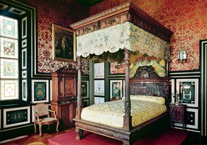 アンリ2世の寝室（1519〜59年）とダイアンドポワティエ（1499〜1566年）