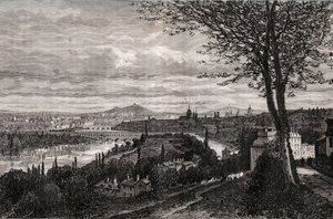 ベルビュー（セーヌ・エ・オワーズ） - V.A.マルト・ブラウン著「La France illustree: geographie, histoire, administration statistique」に掲載された彫刻。 1884年 作： French School