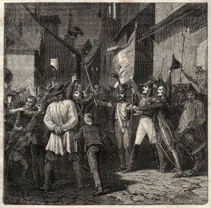 ベルトンの陰謀 1822年 - ジャン・バティスト・ブルトン（Jean-Baptiste）ディット・ベルトン（1769-1822）将軍は、1822年にトゥアールで臨時政府を樹立した。 作： French School