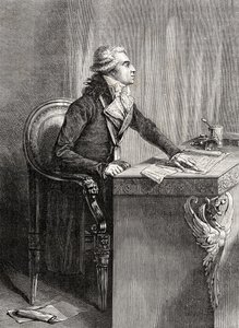 ベルトランバレドゥビユーザック、ルイブラン作「革命フランチャイズの歴史」（1811-82） 作： French School