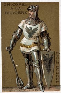 ベルトラン・デュ・ゲスクラン（デュゲスクラン）（1320年頃～1380年）。フランスのコンスタブル 作： French School