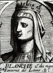 ブランシュ・ド・カスティーユ（1188-1252）フランスの女王 作： French School