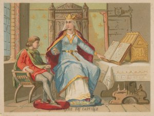 カスティーリャのブランシュ、ルイ8世の妻としてフランスの女王の配偶者VIII（1188-1252） 作： French School