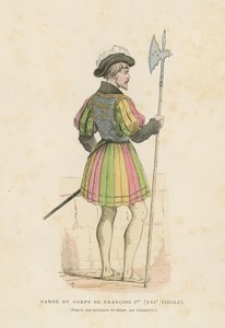 フランスのフランシス1世のボディーガード 作： French School