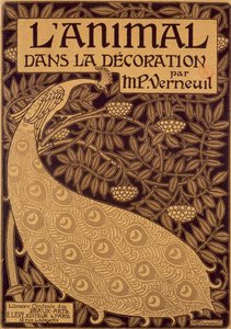 モーリスピラードヴェルヌイユによる装飾用LAnimal dans laブックジャケット、1897年発行 作： French School