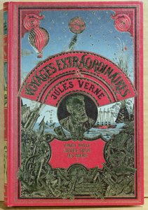 Jules Verne（1828-1905）による海底20,000リーグのブックカバー1870 作： French School