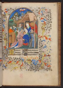 Book of Hours、追加 MS 32454 f.35r、フランス 作： French School