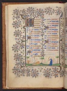Book of Hours、追加 MS 32454 f.5v、フランス 作： French School